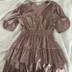 Pink Lily Dusty Rose Dress